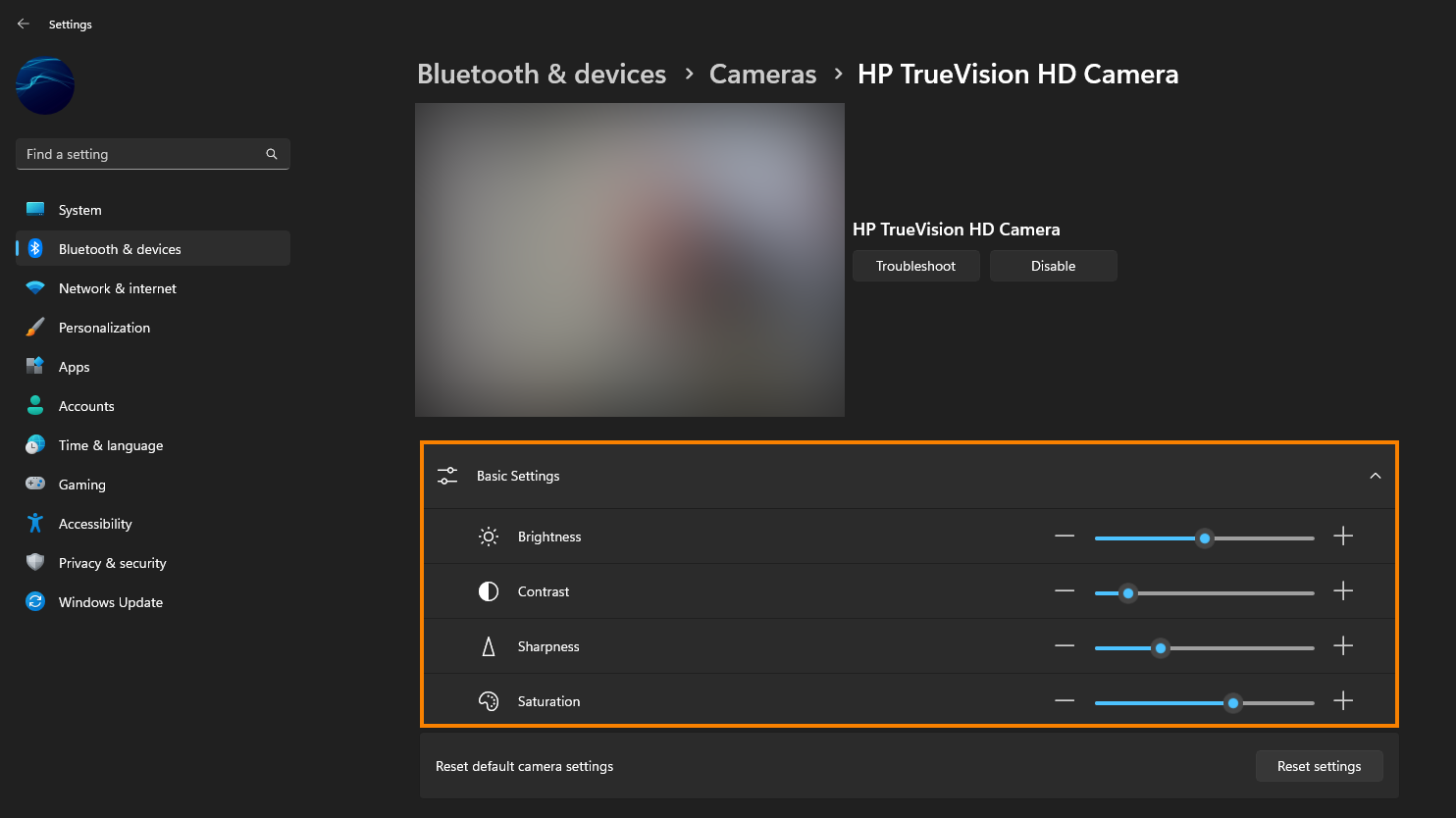 windows 11 camera not working