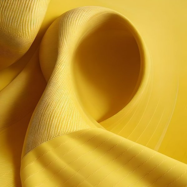 yellow patterned cloth